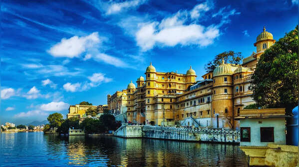Sunset view of the majestic palaces