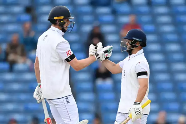 England's openers provided a solid foundation.