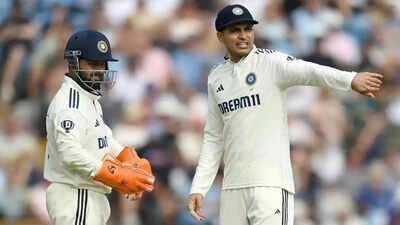 Shubman Gill and Rishabh Pant, leaders of the Indian Test team.