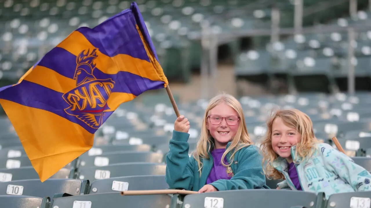Enthusiastic fans at a Major League Cricket game